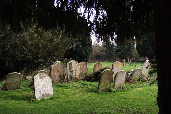 Ardeley churchyard